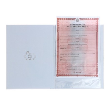 The folder for the certificate of marriage "Flowers", 23.5 x 31.5 cm.-4
