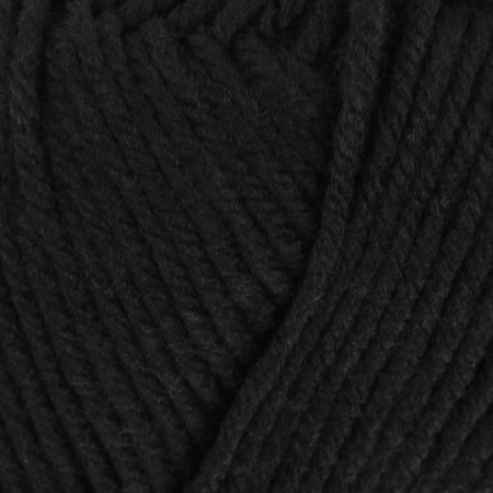 Yarn "Successful choice" 100% volumetric acrylic, 200m/100g (02-black)