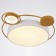 Causteen with PDU 1215/1wt LED 120W 3000-6000K white-gold 50x50x9 cm Bayerlux
