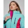 Ski jacket women's winter, size 46, turquoise color