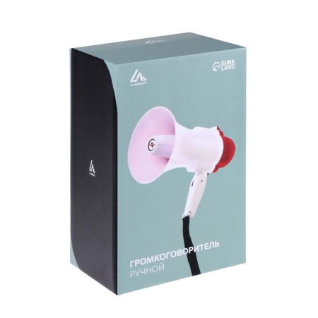 Megaphone manual RAD-01, 15 W, range up to 200 m, recording 10 sec, 3 modes white-5