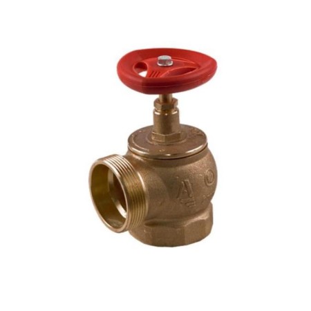 Firefighter valve "Apogee", corner 90 °, KPLM 65-1, DU 65, 1.6 MPa, clutch-chapka-1