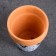Pot "Trapezius" Terracott with a pattern, 10x9cm, mix