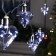 Garland “thread” 3 m with nozzles “Crystal bulbs”, IP20, transparent thread, 80 LED, white glow, 8 modes, 220 V