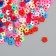 Beads for the creativity of PVC "Ring. Flowerers" set ≈ 330 pcs 0.1x0.6x0.6 cm