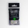 Garland "thread" 1 m dew, ip20, silver thread, 10 LED, green glow, CR2032x2