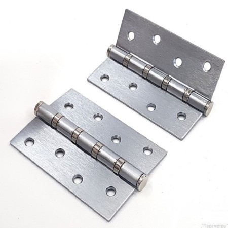 Door loop Renz 100-4bb FH SSC 4, 100*75 bearing, color Satin chromium 2 pcs