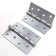 Door loop Renz 100-4bb FH SSC 4, 100*75 bearing, color Satin chromium 2 pcs