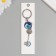 Keychain from the evil eye Metal "key with a lion" 2.5x6.2 cm