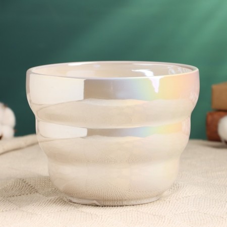 Kashpo "Helena" white, 14x14x11cm-1