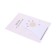 Block for records 45mm x 75mm 30l white paw