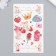 Tattoo on the body color "bunnies-romantics" sequins 12x7.5 cm
