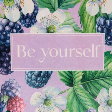 Gift package laminated, packaging, “be yourself”, rainbow holography, S 12 x 15 x 5.5 cm-3