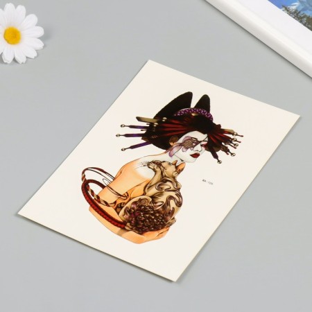 Tattoo on the body color "Near" 26.1x14.6 cm-2