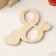 Harvesting for creativity "eight with hearts", 11.6 x 8.5 x 1.2 cm, pine