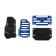 Cartage pedals, anti -slip, blue, set 2 pcs