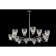 Maytoni Mod068PL-14CH, G9, 14x40 W, 990x990x1077 mm, Chrome