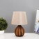 Sorens table lamp E14 40W Chocolate 22x22x33 cm Risalux