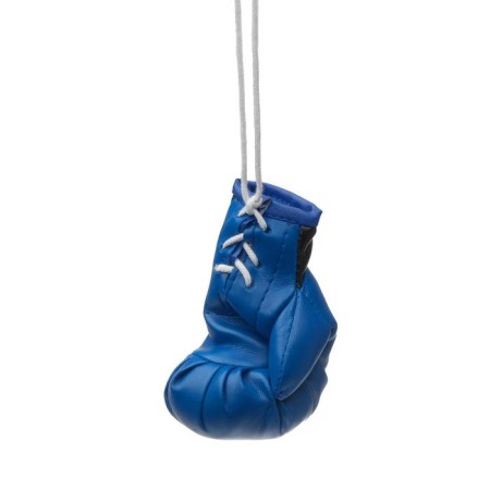 Mirror decoration, boxing glove, 9 × 5 cm, blue-2