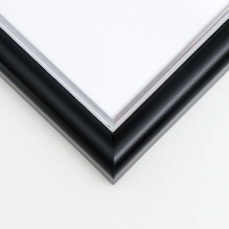 Photo frame plastic Gallery 15x15 cm, 636477-3, black with silver (plastic screen)-2