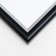 Photo frame plastic Gallery 15x15 cm, 636477-3, black with silver (plastic screen)