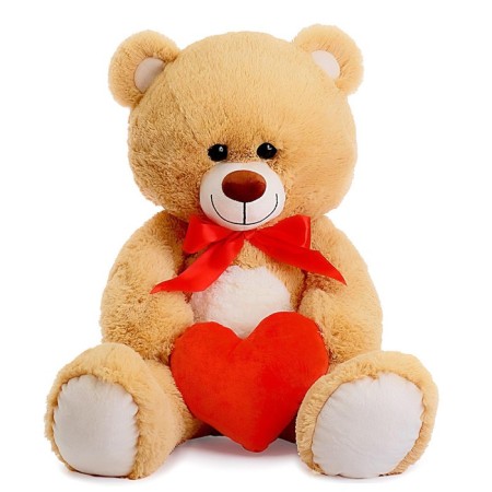 Soft toy "Bear Valentine", 95 cm