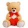 Soft toy "Bear Valentine", 95 cm