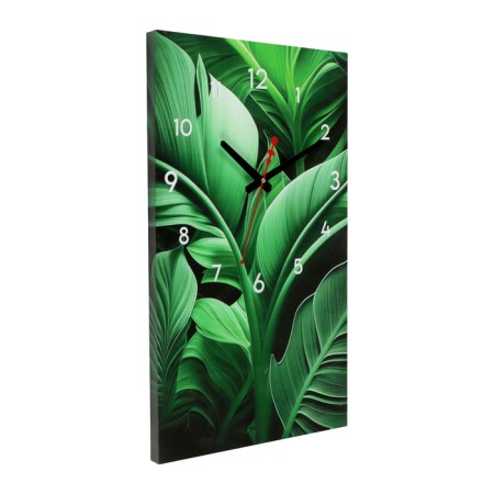 Carty clock wall-up interior "leaves", silent, 35 x 60 cm-3