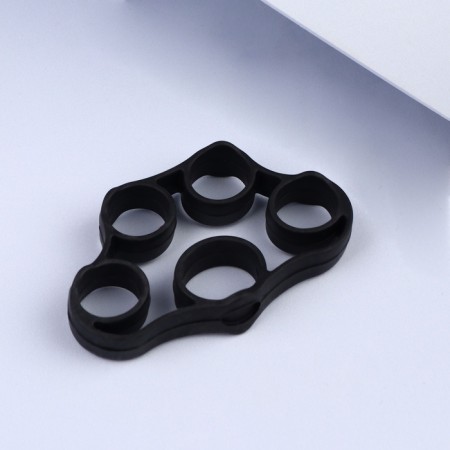 Massage for the development of hands and fingers, 8 × 4 × 1.5 cm, black color-2