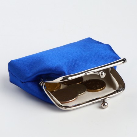 Women's wallet on the farmar, blue color-2