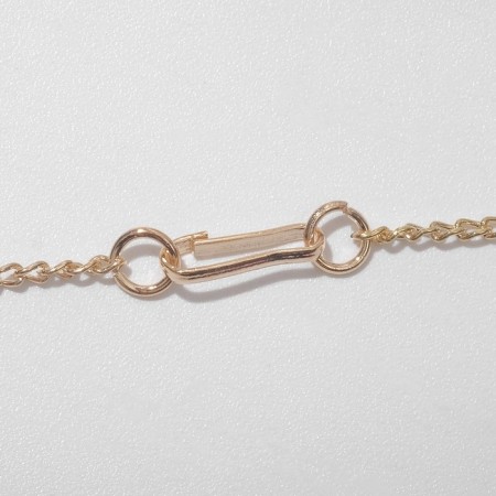 Set 2 objects: pendant, tint for the lip "wine" lady, colored in gold, 42 cm-3
