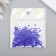 Glass beads 8/0 "matte translucent. Sapphire" 10 g