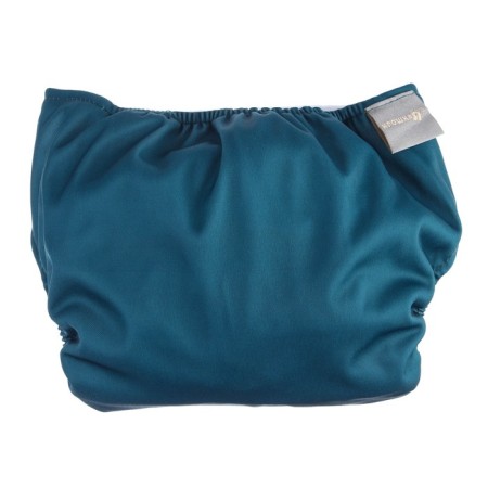 Reusable diaper, fleece, color dark green-6