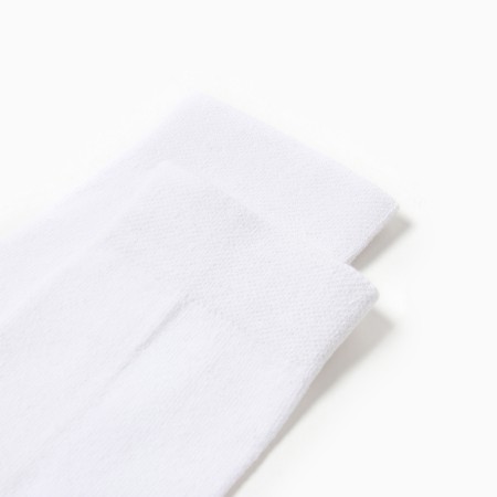 Male socks W, white color, size 25-27-1