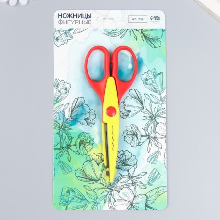 Embossed scissors 15.5 cm mix-5