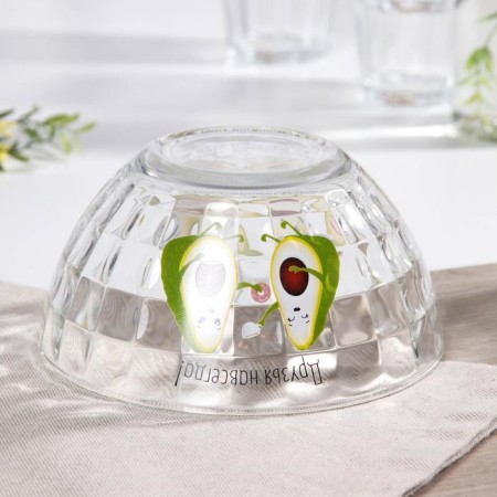 Avocado salad bowl, 800 ml, D = 15.5 cm, Mix drawing-4