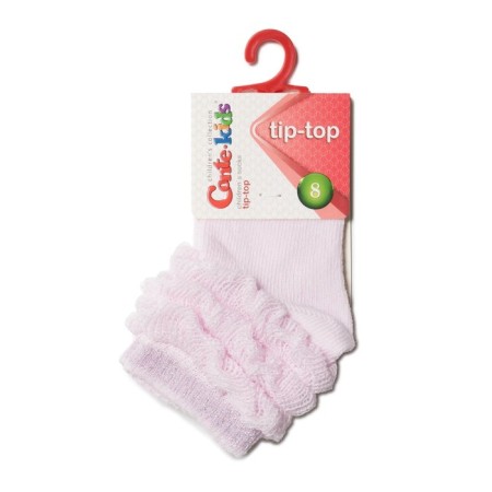Socks for the smallest cotton Conte Kids Tip-Top, size 8, light pink color-1