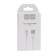 Hoco X23, Lightning cable - usb, 2 a, 1 m, tpe braid, white