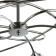 Chandelier "Eva" 8x60W E27 chrome 75x75x27cm svk