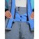 Ski jacket female winter, size 58, blue color