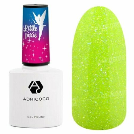 ADricoco Little Pixie gel polish, No. 17 acid yellow, 8 ml