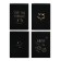 A4 sketchbook, 30 black sheets on the crest, Smile, solid substrate, density 110 gr., Mix