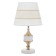 Loll table lamp E27 40W white-gold 25x25x41 cm Risalux