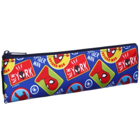 Penal soft, 1 compartment, 55x200 mm, with an elastic band, spider-person-1
