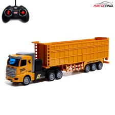 Radio -controlled “Carrier” truck, scale 1:48, light, works from the battery
