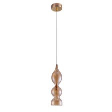 Светильник подвесной Crystal Lux, Iris 2073/201, E14, 1х60 Вт, 47х13х13 см, цвет золотой