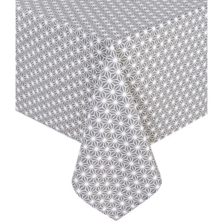 Stellar Grey tablecloth, size 140x150 cm, gray color-1