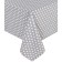 Stellar Grey tablecloth, size 140x150 cm, gray color