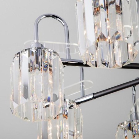 Tenia chandelier, 8x60W E14, graphite color-2