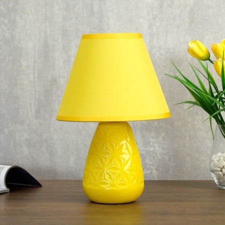 Table lamp 37518/1 1x40W E14 yellow 17x17x27.5 cm Risalux